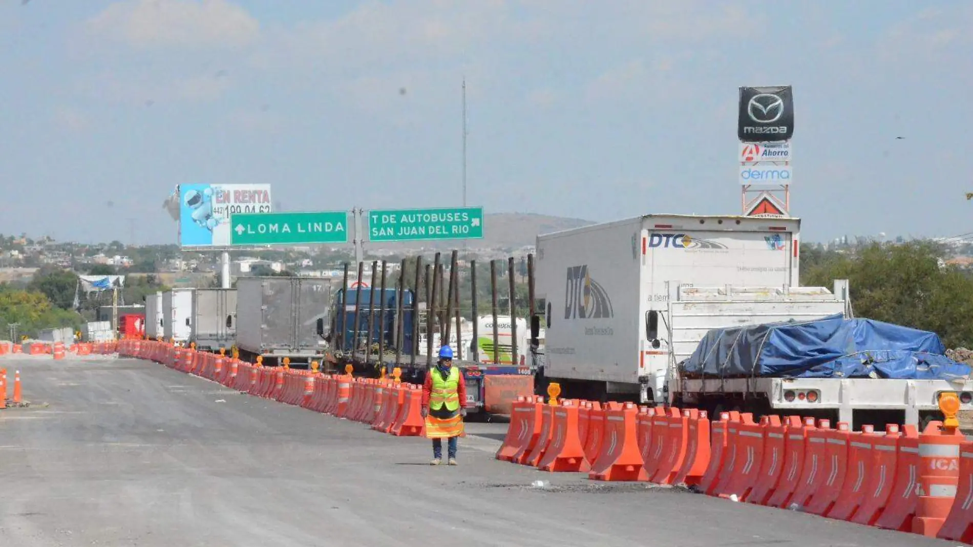 Piden a conductores precauci_n a la altura del cerro partido en la autopista federal 57.